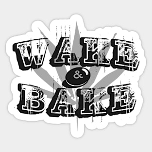 Wake & Bake Sticker